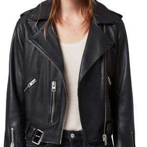 All Saints Lambskin Leather Jacket